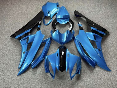 Shop Sky Blue and Black Yamaha R6 Motorcycle Fairings 06-07