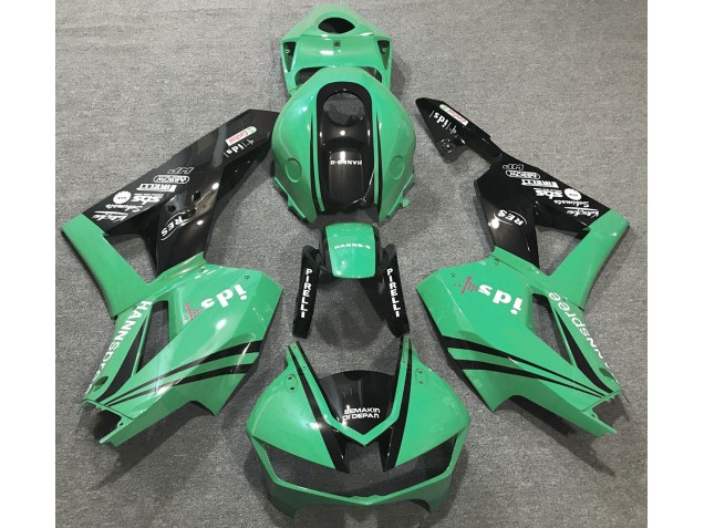 Shop Special Green & Logos Honda CBR600RR Motorcycle Fairings 13-20 Shop Special Green & Logos Honda CBR600RR Motorcycle Fairings 13-20