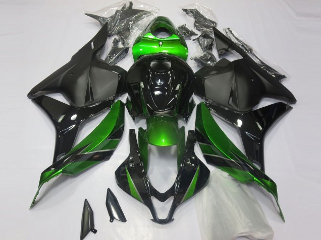 Shop Special Green Matte Black Honda CBR600RR Motorcycle Fairings 09-12 Shop Special Green Matte Black Honda CBR600RR Motorcycle Fairings 09-12