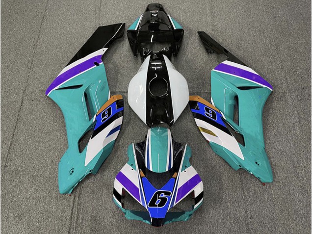 Shop Teal 6 Honda CBR1000RR Motorcycle Fairings 04-05
