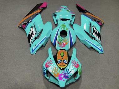 Shop Teal Shark Honda CBR1000RR Motorcycle Fairings 04-05
