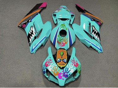 Shop Teal Shark Honda CBR1000RR Motorcycle Fairings 04-05