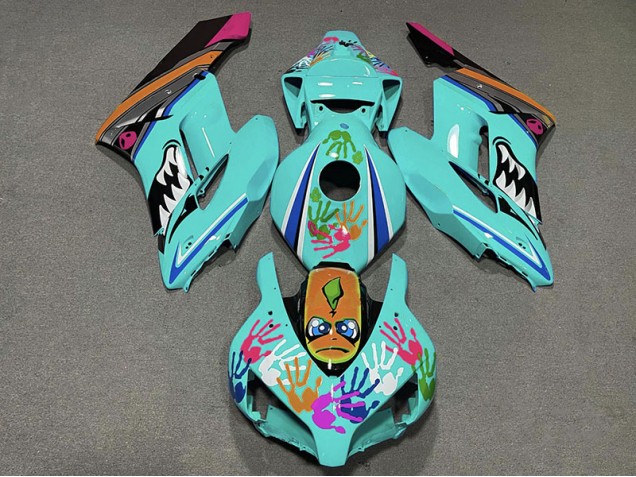 Shop Teal Shark Honda CBR1000RR Motorcycle Fairings 04-05 Shop Teal Shark Honda CBR1000RR Motorcycle Fairings 04-05