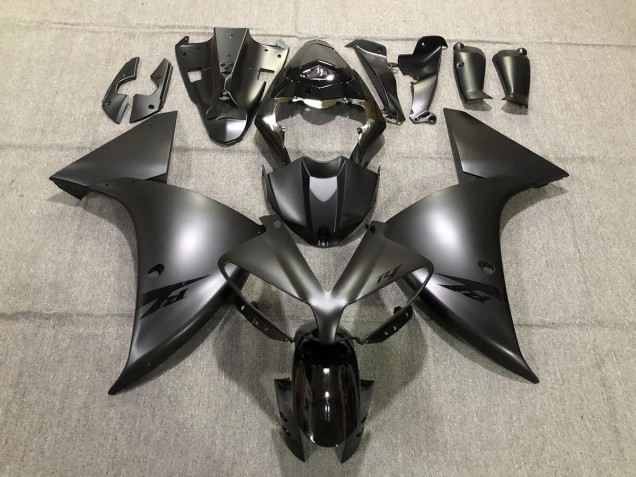 Shop Total Black Yamaha R1 Motorcycle Fairings 13-14 Shop Total Black Yamaha R1 Motorcycle Fairings 13-14