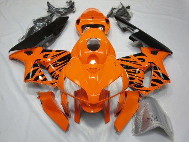 Shop Tribal Orange Honda CBR600RR Motorcycle Fairings 05-06