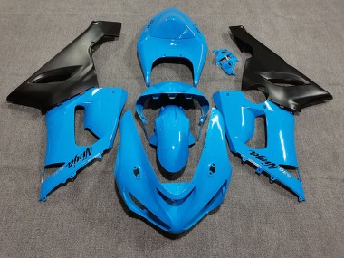 Shop Vibrant Blue Kawasaki ZX6R Motorcycle Fairings 05-06