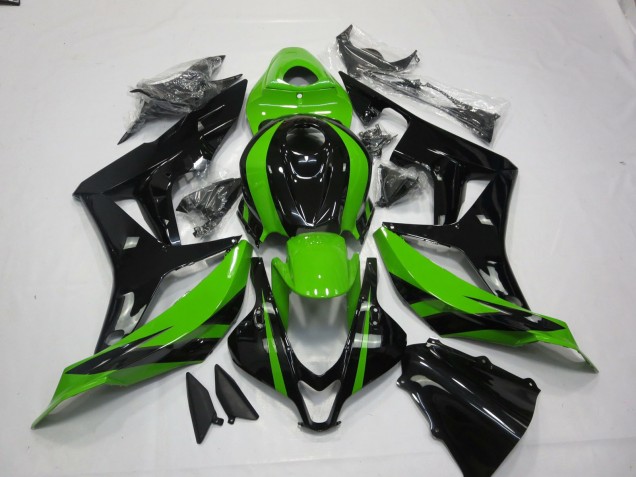 Shop Vibrant Green and Black Honda CBR600RR Motorcycle Fairings 07-08 Shop Vibrant Green and Black Honda CBR600RR Motorcycle Fairings 07-08