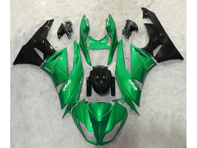 Shop Vibrant Green Gloss Kawasaki ZX6R Motorcycle Fairings 09-12 Shop Vibrant Green Gloss Kawasaki ZX6R Motorcycle Fairings 09-12