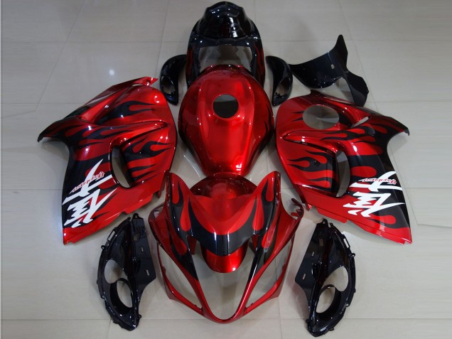 Shop Vibrant Red & Flame Suzuki GSXR Motorcycle Fairings 1300 Motorcycle Fairings 08-19