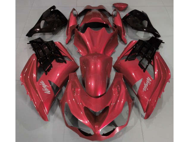 Shop Vibrant Red Kawasaki ZX14R Motorcycle Fairings 12-19 Shop Vibrant Red Kawasaki ZX14R Motorcycle Fairings 12-19