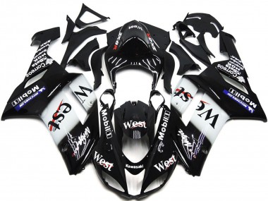 Shop West Gloss Slick Kawasaki ZX6R Motorcycle Fairings 07-08