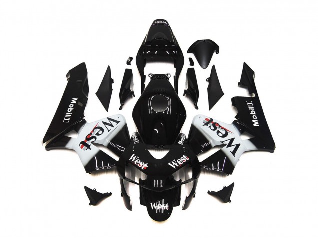 Shop West Mobil 1 Honda CBR600RR Motorcycle Fairings 03-04 Shop West Mobil 1 Honda CBR600RR Motorcycle Fairings 03-04