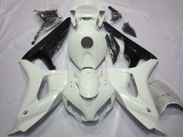 Shop White and Black Honda CBR1000RR Motorcycle Fairings 06-07 Shop White and Black Honda CBR1000RR Motorcycle Fairings 06-07