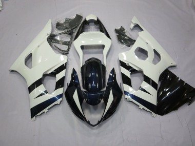 Shop White and Black Suzuki GSXR Motorcycle Fairings 1000 Motorcycle Fairings 03-04