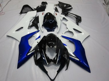 Shop White and Blue Suzuki GSXR Motorcycle Fairings 1000 Motorcycle Fairings 05-06