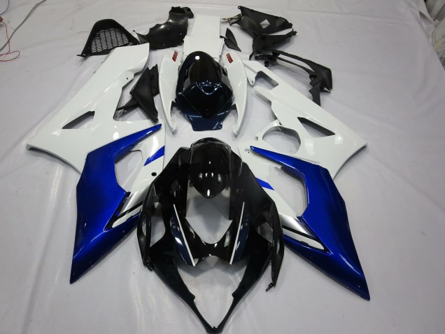 Shop White and Blue Suzuki GSXR Motorcycle Fairings 1000 Motorcycle Fairings 05-06 Shop White and Blue Suzuki GSXR Motorcycle Fairings 1000 Motorcycle Fairings 05-06