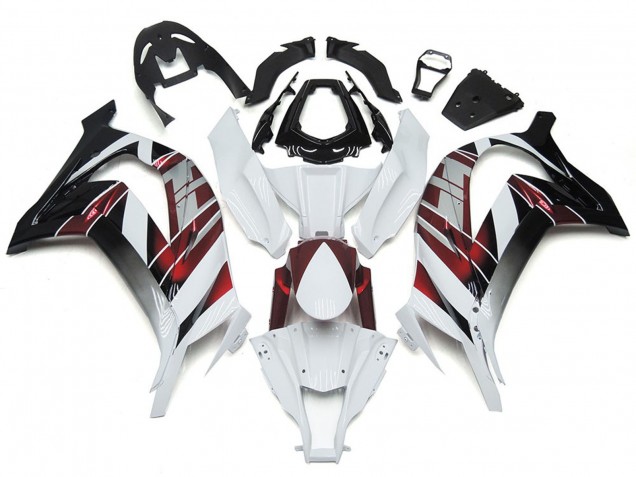 Shop White and Silver Kawasaki ZX10R Motorcycle Fairings 16-19 Shop White and Silver Kawasaki ZX10R Motorcycle Fairings 16-19