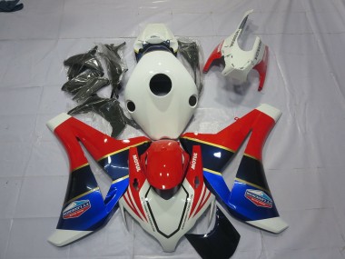 Shop White Blue and Red Honda CBR1000RR Motorcycle Fairings 08-11