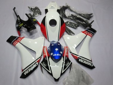 Shop White Carrera Honda CBR1000RR Motorcycle Fairings 08-11