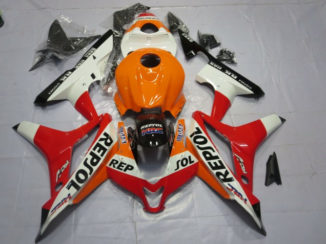 Shop White Repsol Honda CBR600RR Motorcycle Fairings 07-08 Shop White Repsol Honda CBR600RR Motorcycle Fairings 07-08