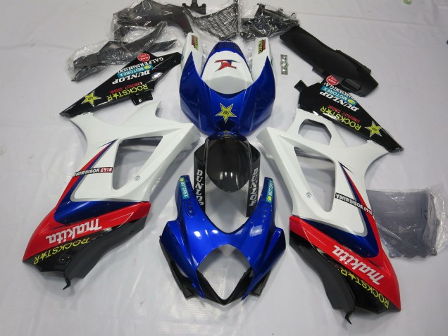 Shop White Rockstar Suzuki GSXR Motorcycle Fairings 1000 Motorcycle Fairings 07-08 Shop White Rockstar Suzuki GSXR Motorcycle Fairings 1000 Motorcycle Fairings 07-08