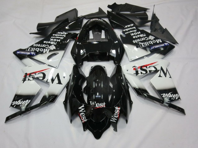 Shop White West Kawasaki ZX10R Motorcycle Fairings 04-05 Shop White West Kawasaki ZX10R Motorcycle Fairings 04-05
