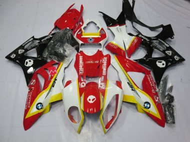 Shop Yellow and Red BMW S1000RR Motorcycle Fairings 09-16
