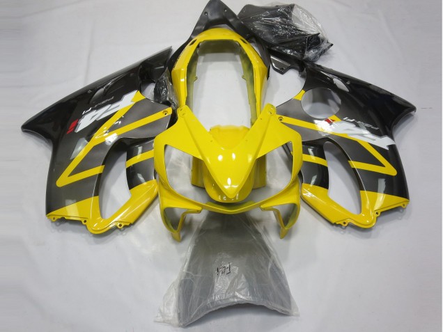 Shop Yellow and Silver Honda CBR600 Motorcycle Fairings F4i Motorcycle Fairings 04-07 Shop Yellow and Silver Honda CBR600 Motorcycle Fairings F4i Motorcycle Fairings 04-07