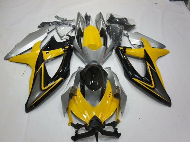 Shop Yellow Black Suzuki GSXR750 Motorcycle Fairings 08-10