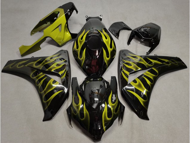 Shop Yellow Flame Honda CBR1000RR Motorcycle Fairings 08-11 Shop Yellow Flame Honda CBR1000RR Motorcycle Fairings 08-11