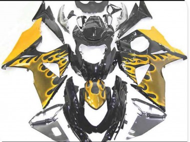 Shop Yellow Flame Suzuki GSXR Motorcycle Fairings 1000 Motorcycle Fairings 09-16