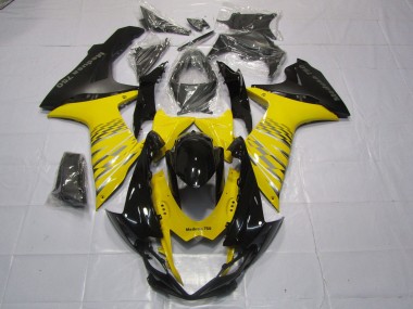 Shop Yellow Matte Black Suzuki GSXR Motorcycle Fairings 600-750 Motorcycle Fairings 11-19