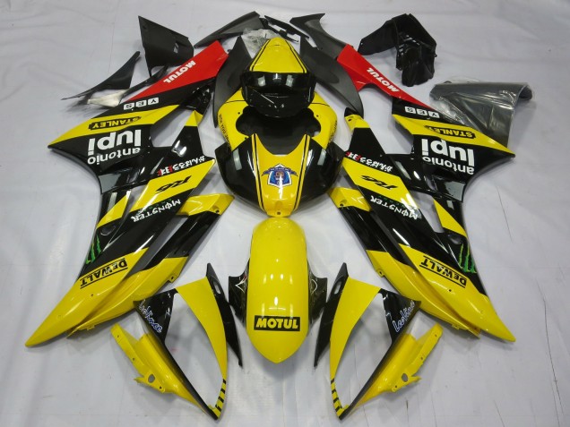 Shop Yellow Motul Yamaha R6 Motorcycle Fairings 06-07 Shop Yellow Motul Yamaha R6 Motorcycle Fairings 06-07