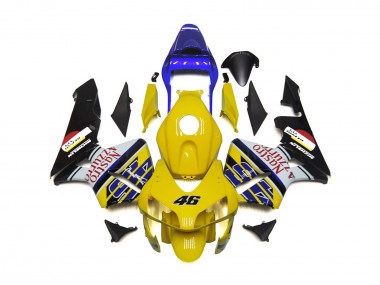 Shop Yellow Nastro Azzurro 46 Honda CBR600RR Motorcycle Fairings 03-04