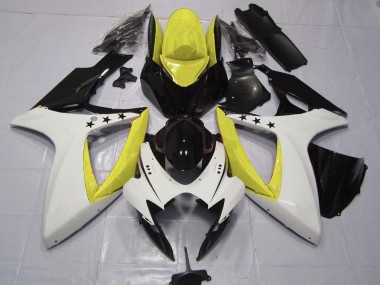 Shop Yellow Star Suzuki GSXR750 Motorcycle Fairings 06-07